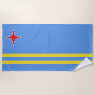Toalla De Playa Bandera de Aruba