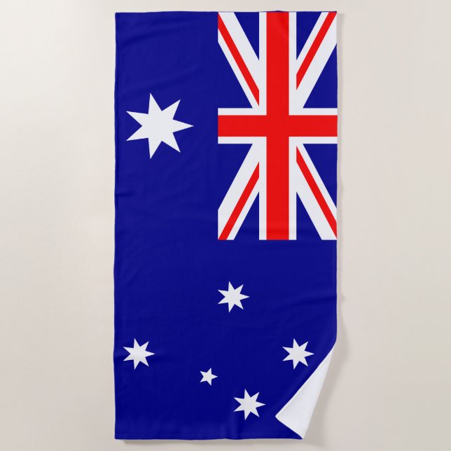 Toalla De Playa Bandera de Australia (Anverso)