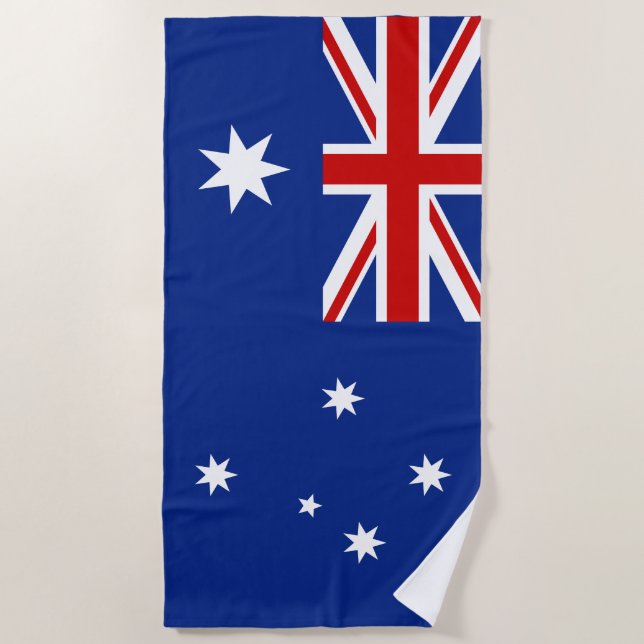 Toalla De Playa Bandera de Australia (Anverso)