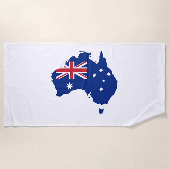 Toalla De Playa Bandera de Australia (Anverso)