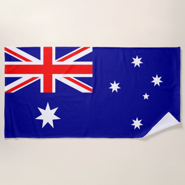 Toalla De Playa Bandera de Australia (Anverso)