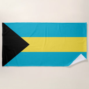 Toalla De Playa Bandera de Bahamas