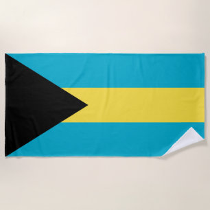 Toalla De Playa Bandera de Bahamas