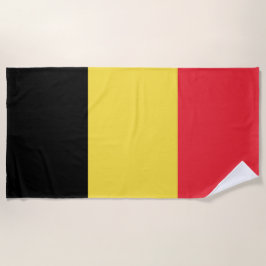 Toalla De Playa Bandera de Bélgica