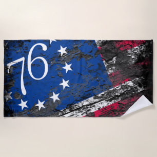 Toalla De Playa Bandera de Betsy Ross 1776 Patriótica 4 de julio