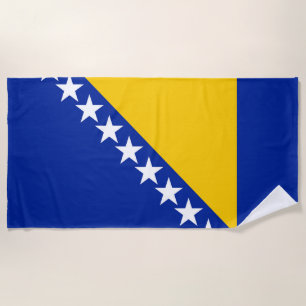 Toalla De Playa Bandera de Bosnia y Herzegovina