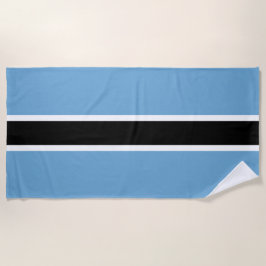 Toalla De Playa Bandera de Botsuana (Botsuana)