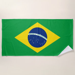 Toalla De Playa Bandera de Brasil