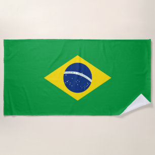 Toalla De Playa Bandera de Brasil