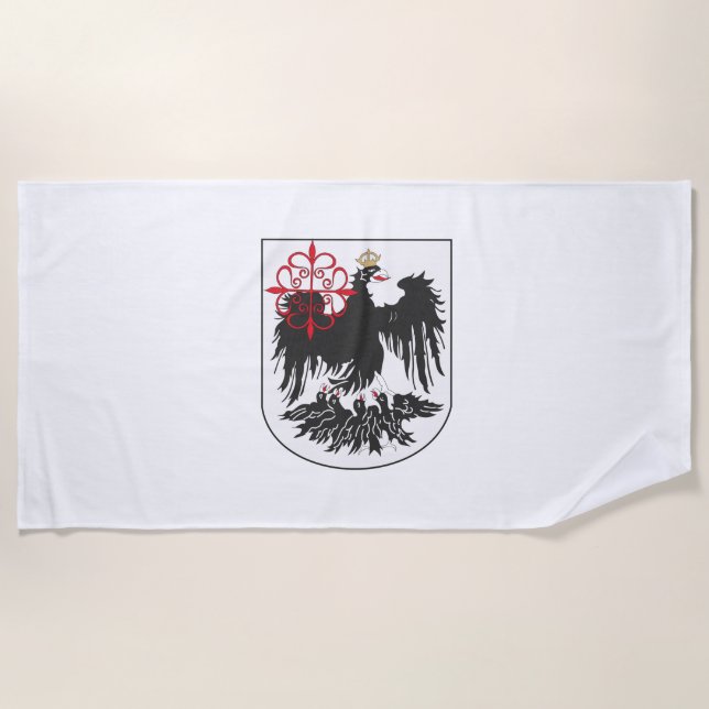 Toalla De Playa Bandera de Buenos Aires (Argentina) (Anverso)