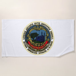 Toalla De Playa Bandera de Cambridge (Massachusetts)