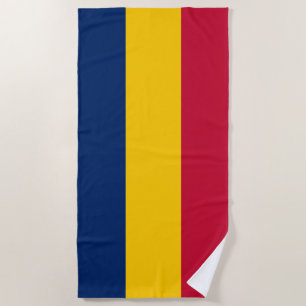 Toalla De Playa Bandera de Chad (país africano)