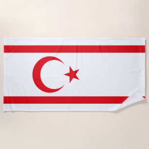 Toalla De Playa Bandera de Chipre del Norte