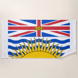 Toalla De Playa Bandera de Columbia Británica