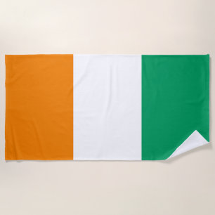 Toalla De Playa Bandera de Costa de Marfil