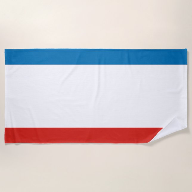 Toalla De Playa Bandera de Crimea (Anverso)