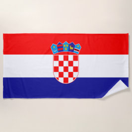 Toalla De Playa Bandera de Croacia