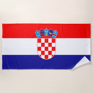 Toalla De Playa Bandera de Croacia