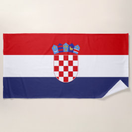 Toalla De Playa Bandera de Croacia