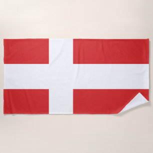 Toalla De Playa Bandera de Dinamarca