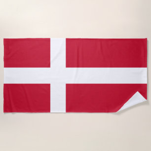 Toalla De Playa Bandera de Dinamarca