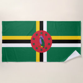 Toalla De Playa Bandera de Dominica