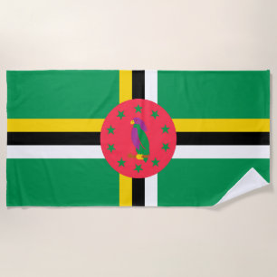 Toalla De Playa Bandera de Dominica