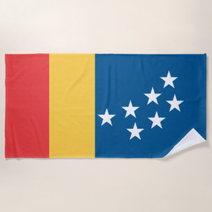 Toalla De Playa Bandera de Durham (Carolina del Norte, Estados Uni