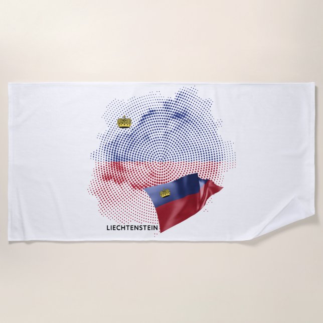 Toalla De Playa bandera de EE. UU. (Anverso)