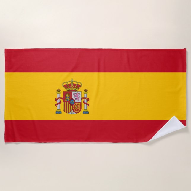 Toalla De Playa Bandera de España (Anverso)