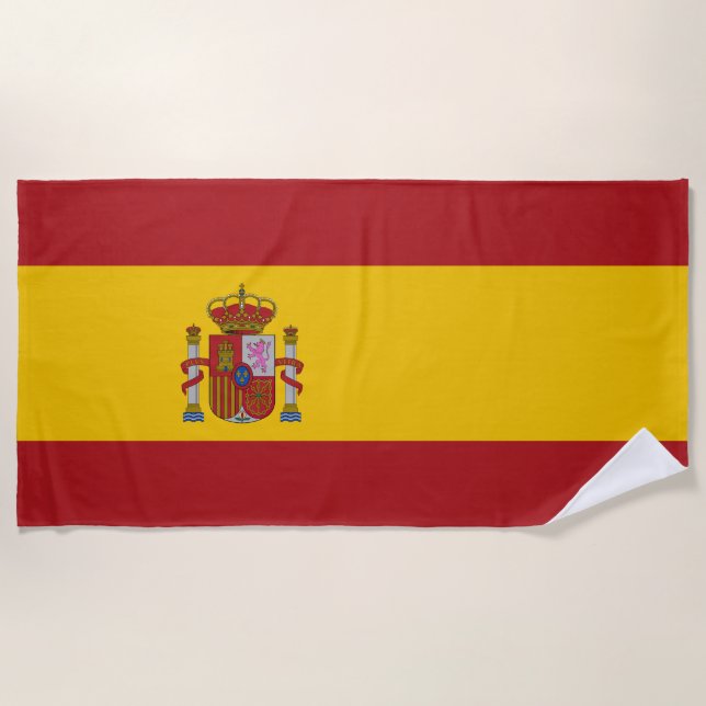 Toalla De Playa Bandera de España (Anverso)