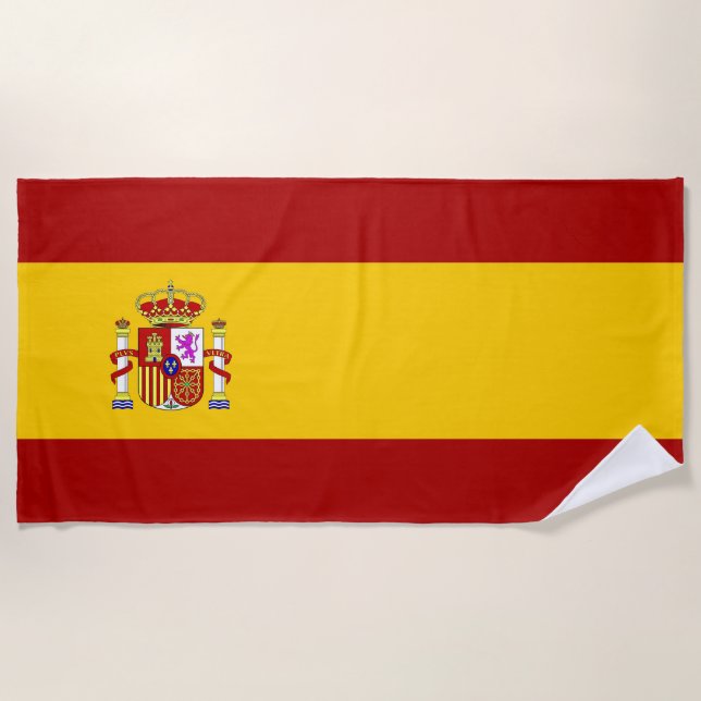 Toalla De Playa Bandera de España (Anverso)