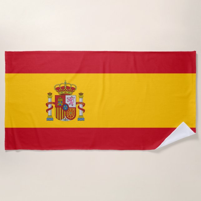 Toalla De Playa Bandera de España (Anverso)