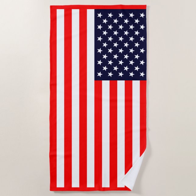 Toalla De Playa Bandera de Estados Unidos (Anverso)
