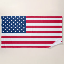 Toalla De Playa Bandera de Estados Unidos - Estados Unidos de Amér