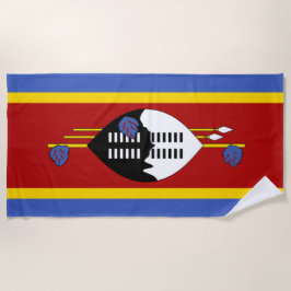 Toalla De Playa Bandera de Eswatini (Swazilandia)