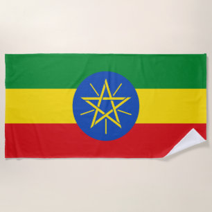 Toalla De Playa Bandera de Etiopía