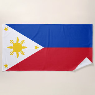 Toalla De Playa Bandera de Filipinas