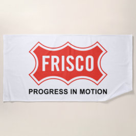 Toalla De Playa Bandera de Frisco (Ciudad de Texas)