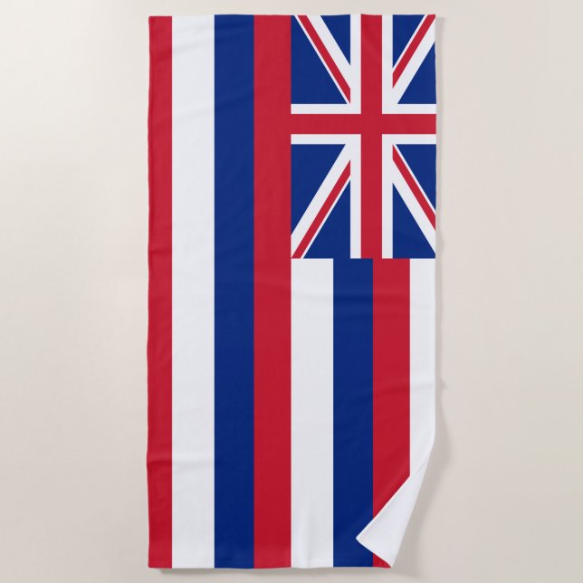 Toalla De Playa Bandera de Hawái (Anverso)