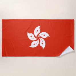 Toalla De Playa Bandera de Hong Kong