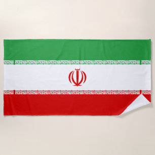 Toalla De Playa Bandera de Irán