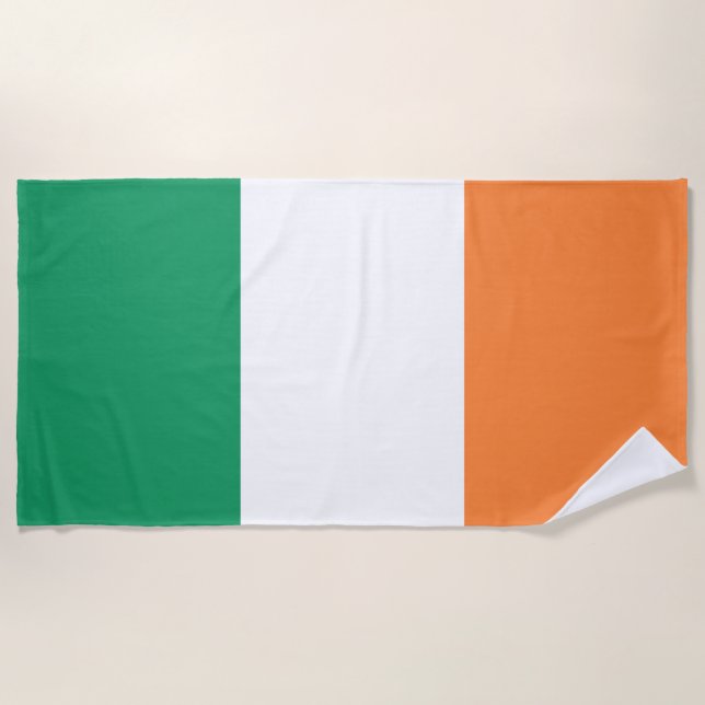 Toalla De Playa Bandera de Irlanda (Anverso)