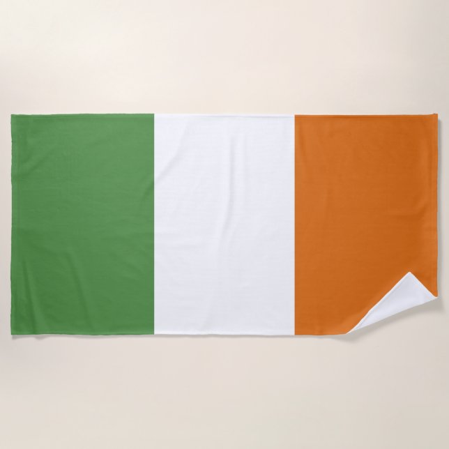 Toalla De Playa Bandera de Irlanda (Anverso)