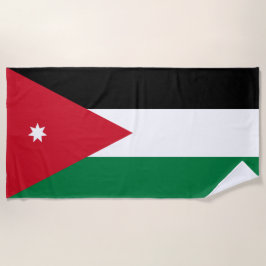 Toalla De Playa Bandera de Jordania