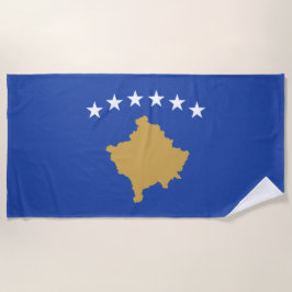 Toalla De Playa Bandera de Kosovo