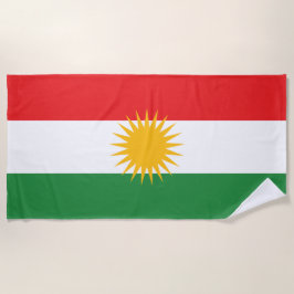 Toalla De Playa Bandera de Kurdistán