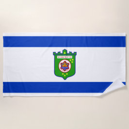 Toalla De Playa Bandera de la ciudad de Tel Aviv (Israel)