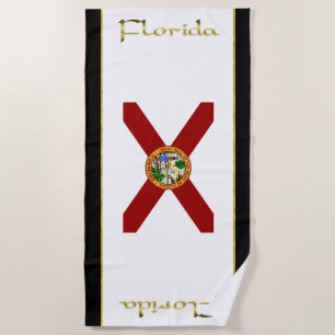 Toalla De Playa Bandera de la Florida