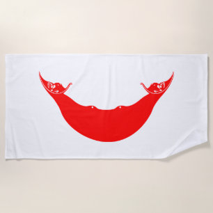 Toalla De Playa Bandera de la Isla de Pascua
